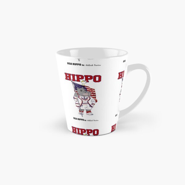 Aperçu de l'œuvre Hippopotame patriotique des États-Unis créée et vendue par Hippogal.