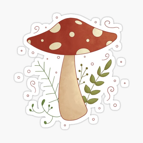 Cute Lil’ Mushroom! Sticker