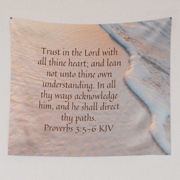 Item preview, Proverbs 3:5-6 - Trust God, Lean Not to Your Own Understanding designed and sold by dkgivens.