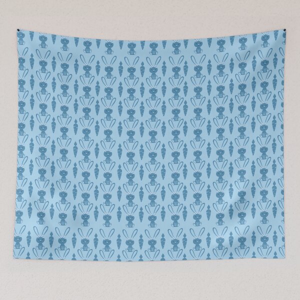 Item preview, bunnies & carrots (blue) designed and sold by ineedanewphone.