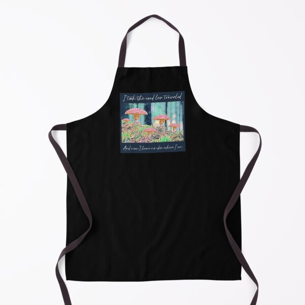 Item preview, Road less traveled, don’t know where I am, hiking humor, opt outside, mushroom art designed and sold by The Snarky Psychologist.