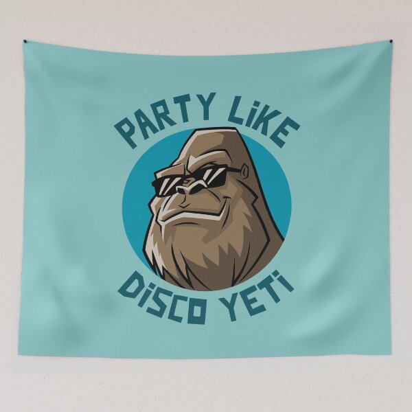 Item preview, Party like Disco Yeti designed and sold by QuirkyKingdom.