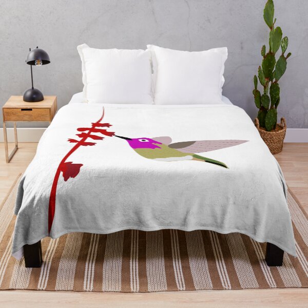 Item preview, Hummingbird and red flower designed and sold by Gabrielle Freitas.