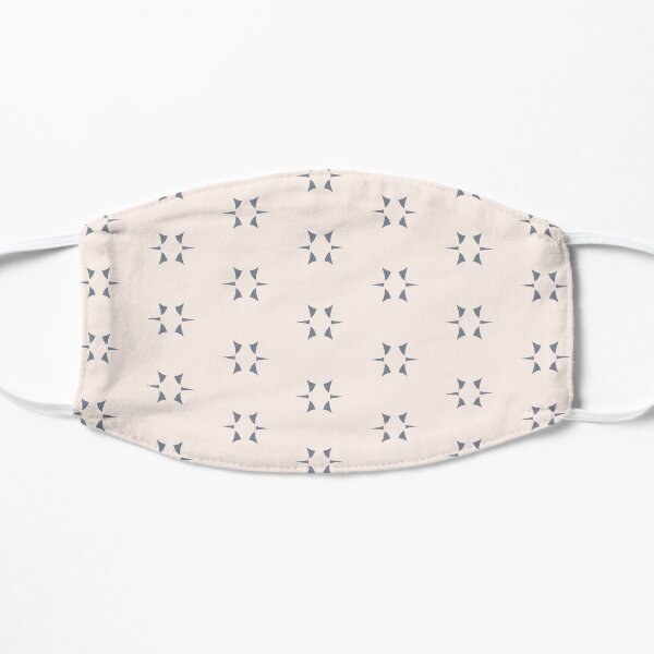 Cottagecore Neutral Grey Star Flat Mask