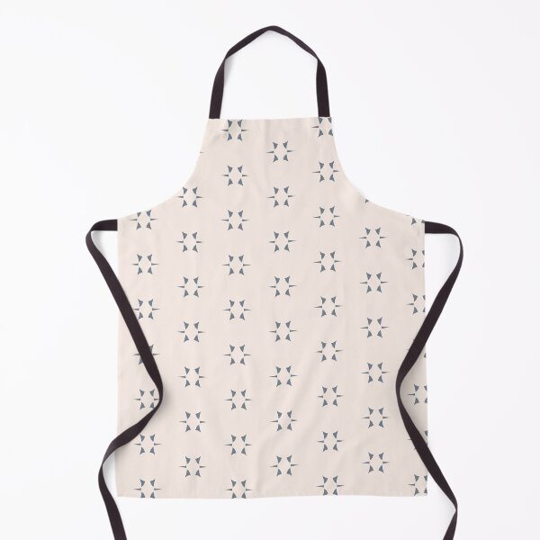 Cottagecore Neutral Grey Star Apron