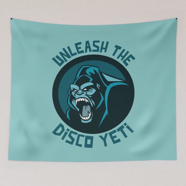 Item preview, Unleash the Disco Yeti designed and sold by QuirkyKingdom.