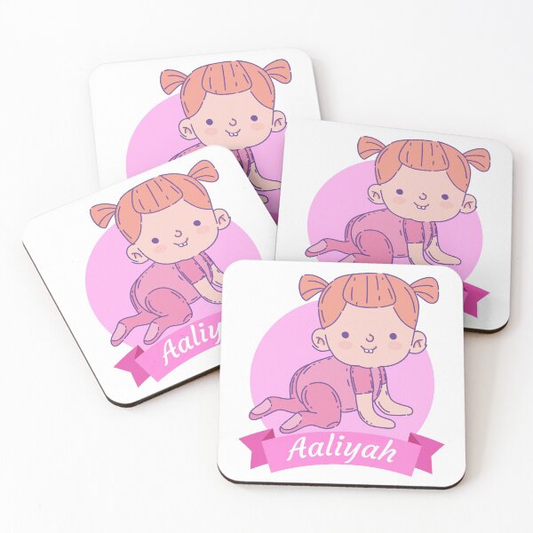 Item preview, Aaliyah Girl names for babies designed and sold by Piztees.