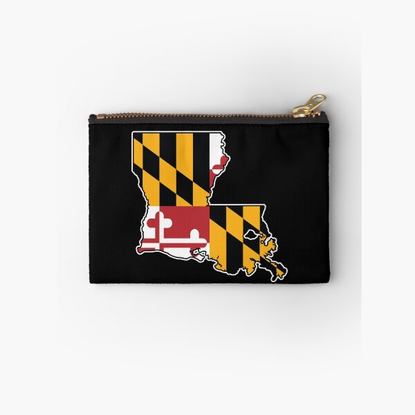 Item preview, Maryland Flag Louisiana Map designed and sold by MarylandStyle.