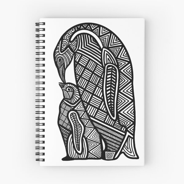 Item preview, Penguin Zentangle designed and sold by ClaresColoring.