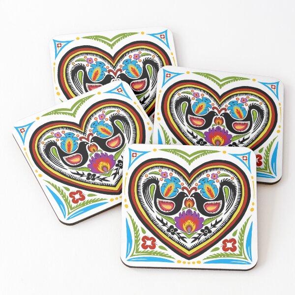 Item preview, Polish Folk Art Wycinanki Birds Colourful designed and sold by Nixpaints.