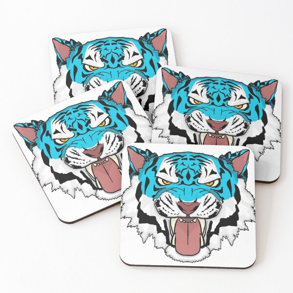Item preview, Blue tiger designed and sold by SadieKnightArt.