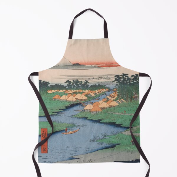 Item preview, Horie and Nekozane Fishing Villages Vintage Ukiyo-e Japanese Art designed and sold by VintageArchive.