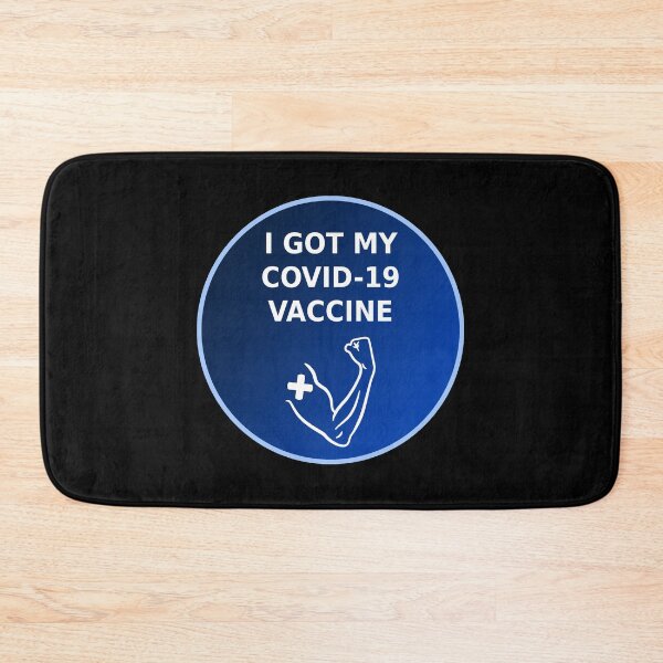 Item preview, Covid-19 Vaccine- I Got My Vaccine Covid Pin Button designed and sold by Wanderlust Designs.