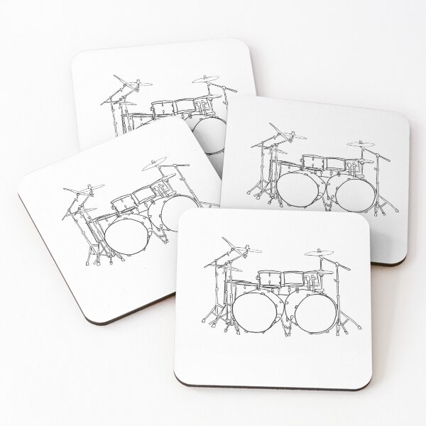 Item preview, drum kit doodle  designed and sold by anna-b-.