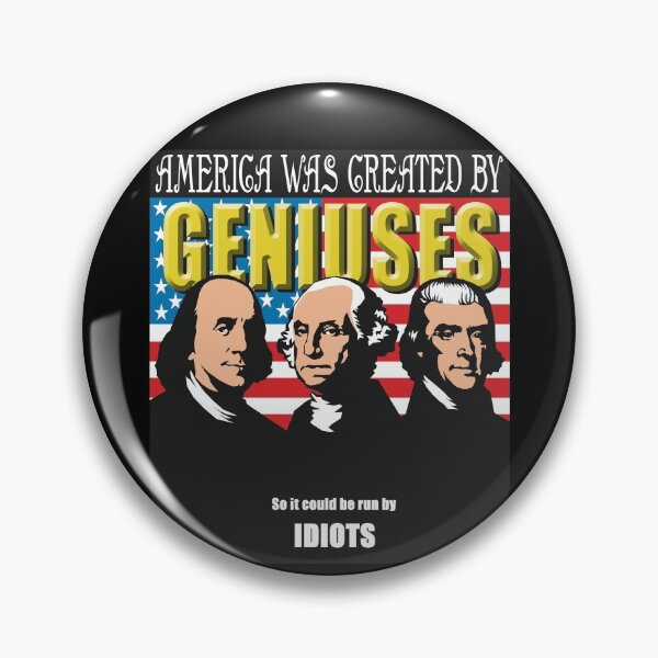 Item preview, America was created by geniuses designed and sold by Allen Peterson.