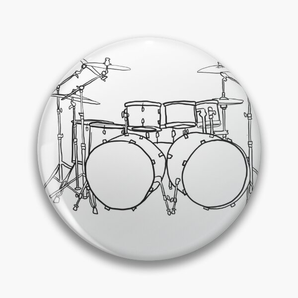 Item preview, drum kit doodle  designed and sold by anna-b-.