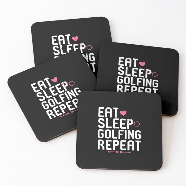 Item preview, Eat Sleep Golfing Repeat Golf designed and sold by at85productions.