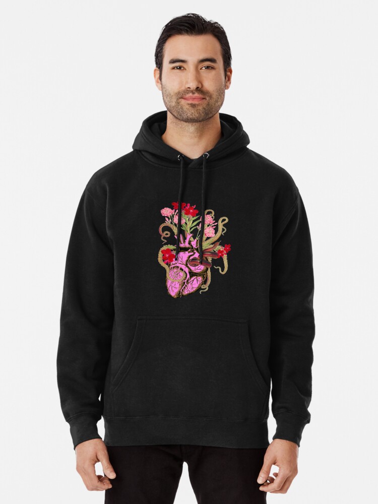 Alternate view of Te amo usque ad mortem Pullover Hoodie