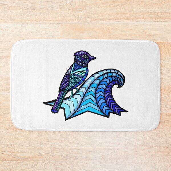 Item preview, Bird Surfer in Color  designed and sold by ClaresColoring.