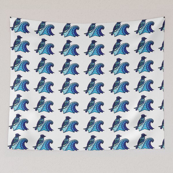 Item preview, Bird Surfer in Color  designed and sold by ClaresColoring.