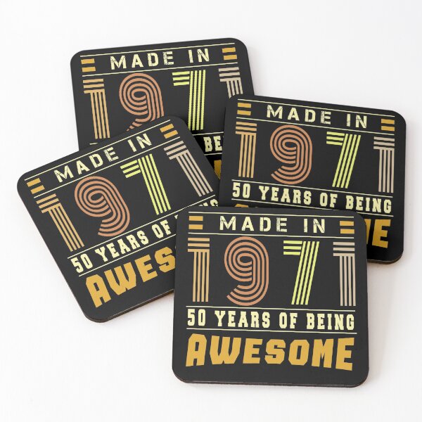 Item preview,   Made in 1971 |  funny 50th birthday Gift designed and sold by osamamohamad.