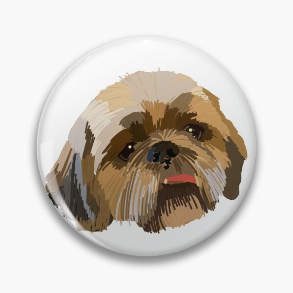Item preview, Set of two shih tzus  designed and sold by natgedwards.