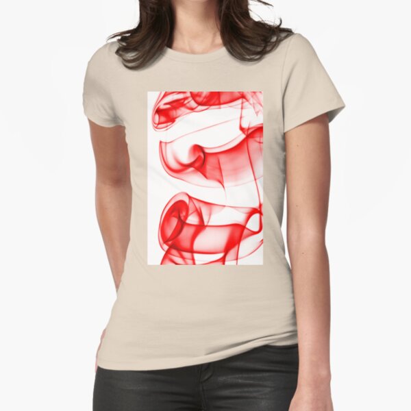 Smoke Art Fitted T-Shirt