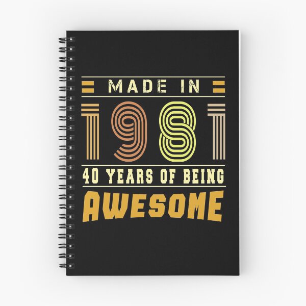 Item preview, Made in 1981 |  funny 40th birthday Gift designed and sold by osamamohamad.