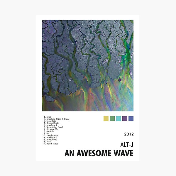Alt-J - An Awesome Wave Poster Photographic Print
