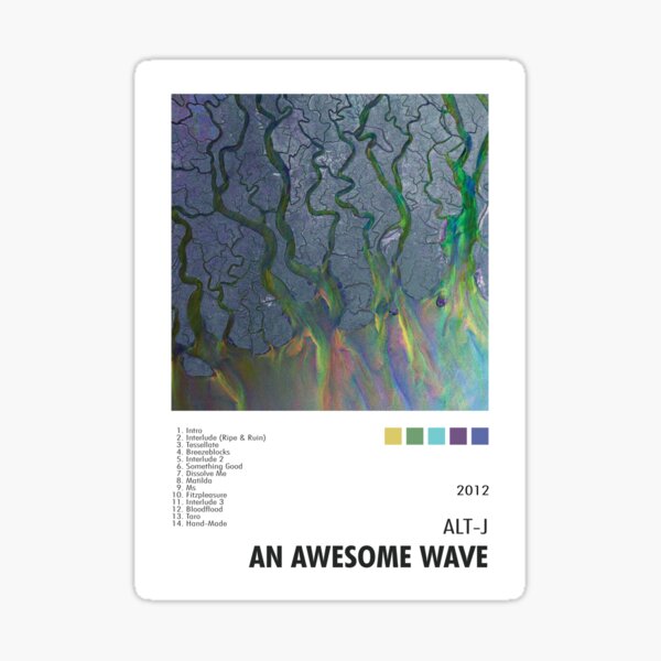 Alt-J - An Awesome Wave Poster Sticker