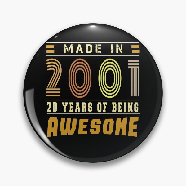 Item preview, Made in 2001 |  funny 20th birthday Gift designed and sold by osamamohamad.