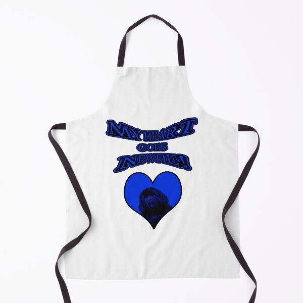 Item preview, My Heart Goes Newfie Blue Heart designed and sold by Moonyflower.