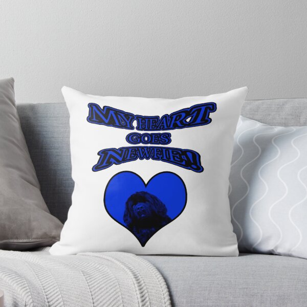 Item preview, My Heart Goes Newfie Blue Heart designed and sold by Moonyflower.