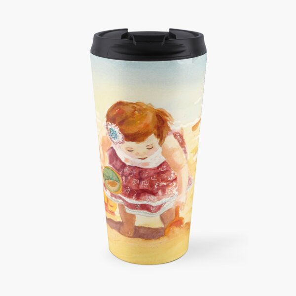 Little Cici on the Beach Travel Mug