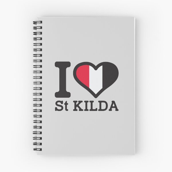 Item preview,  “I love St Kilda” AFL & AFLW Inspired Apparels, Merchandise, T Shirts, Leggings, Skirt, Mask, Apron, Eco Bag designed and sold by Ink Inc.