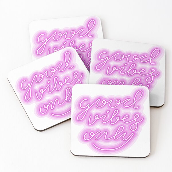 Item preview, Good Vibes - Pink designed and sold by mermaidwaters.