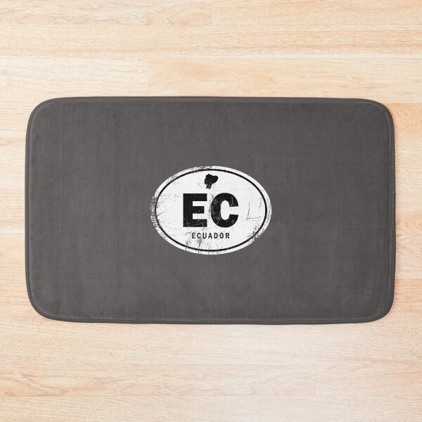 Item preview, Distressed Ecuador Country Code designed and sold by CustomTravelArt.