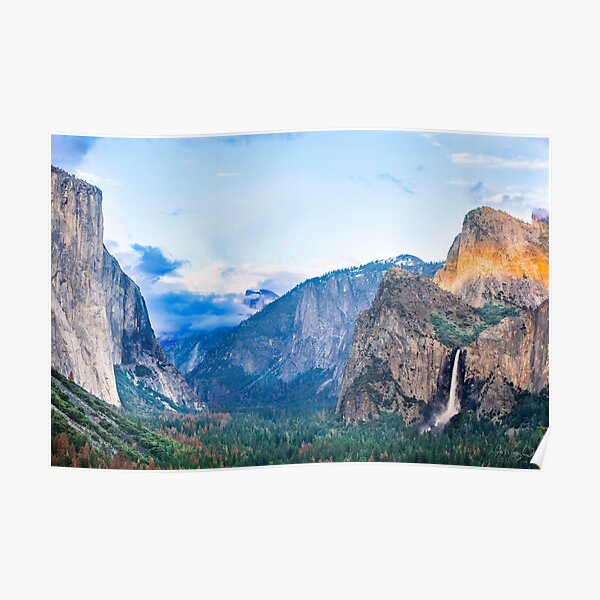 Yosemite Valley from Tunnel View Poster