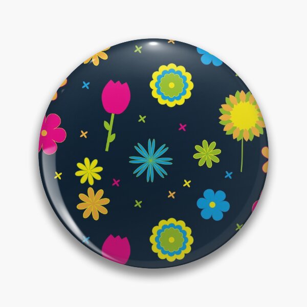 Aperçu de l'œuvre Motif floral foncé créée et vendue par Katofrie.