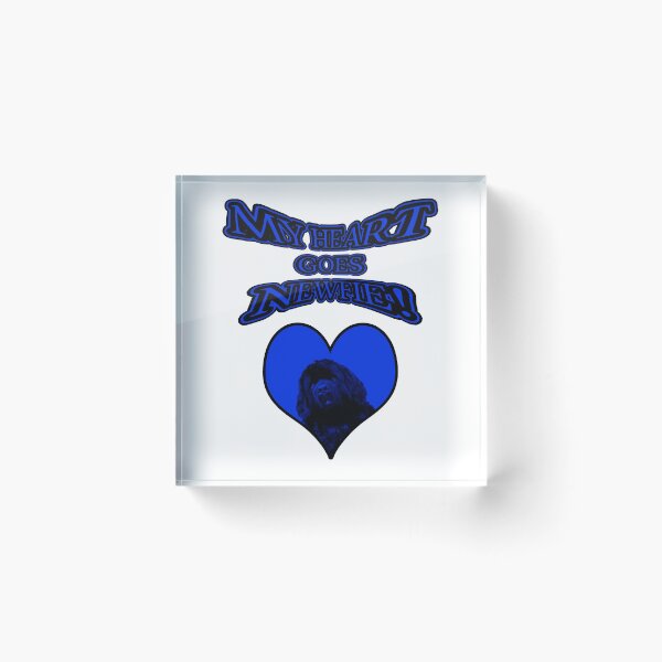 Item preview, My Heart Goes Newfie Blue Heart designed and sold by Moonyflower.