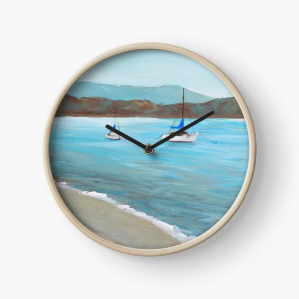 Balboa Island Plein Air Clock