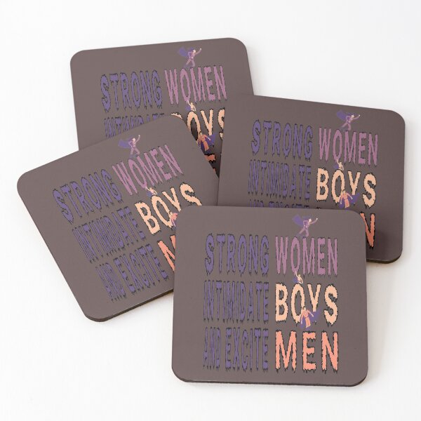 Item preview, Strong women intimidate boys and excite men. designed and sold by Lux Ac Store.