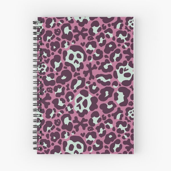 Item preview, Skull Leopard Print - Plum & Mint designed and sold by edenki.
