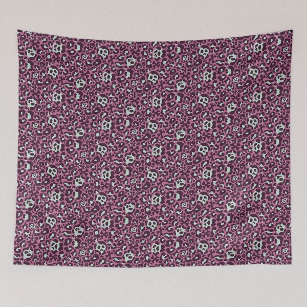 Item preview, Skull Leopard Print - Plum & Mint designed and sold by edenki.