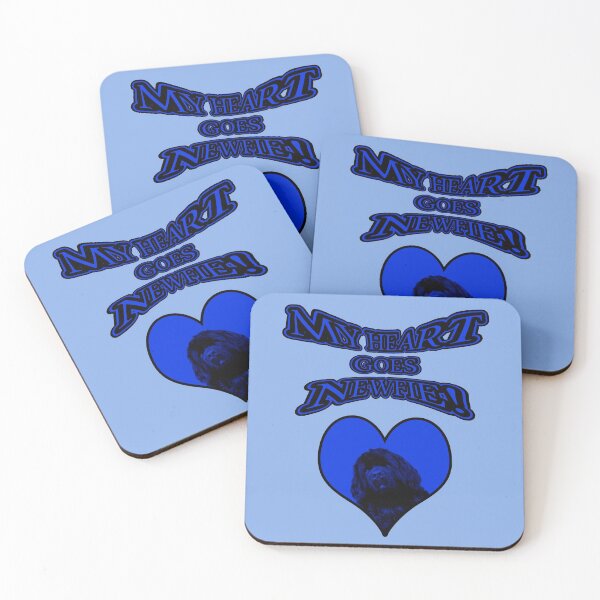 Item preview, My Heart Goes Newfie Blue Heart designed and sold by Moonyflower.