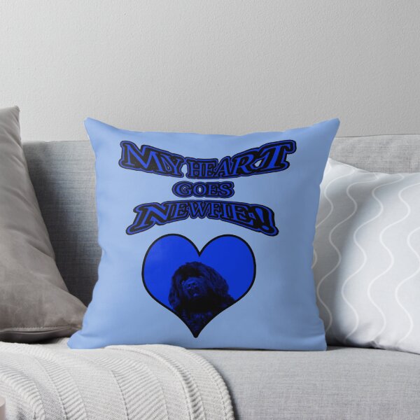 Item preview, My Heart Goes Newfie Blue Heart designed and sold by Moonyflower.