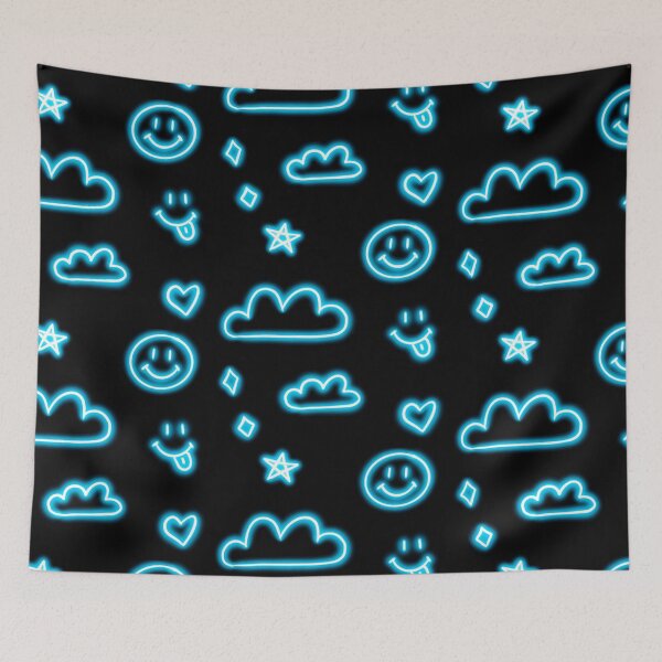 Item preview, blue neon aesthetic tumblr  designed and sold by mariahmoniquedesign.