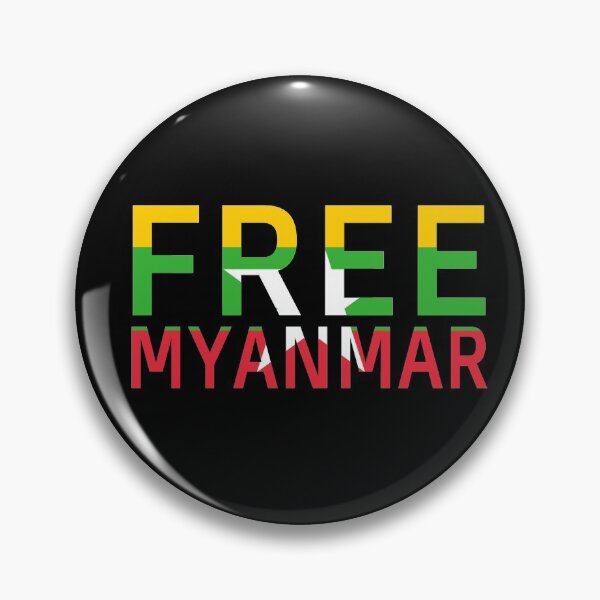 Item preview, Free Myanmar Democracy Burma Protest Political Freedom designed and sold by sillyquestions.
