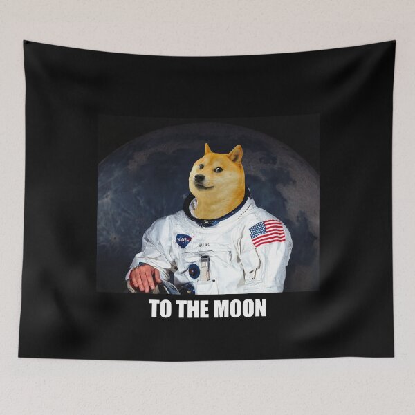 Item preview, DOGE COIN TO THE MOON designed and sold by Sticky Designs.