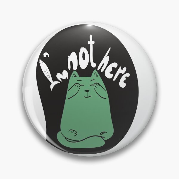 Item preview, Silly green cat hiding designed and sold by Stehler.